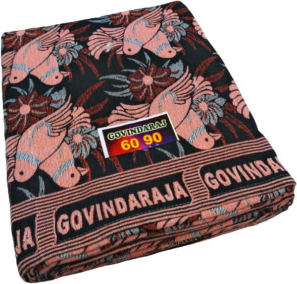 Truevelli Multicolor Cotton Floral Single Bed Top Sheet For Mild Winter