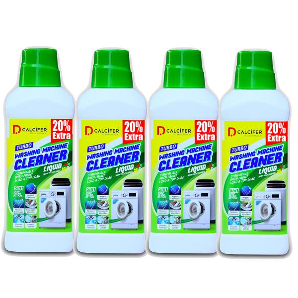 Dcalcifer Washing Machine Cleaner Liquid (2400ml 2.4 Liters) Descale Appliance Descaler For