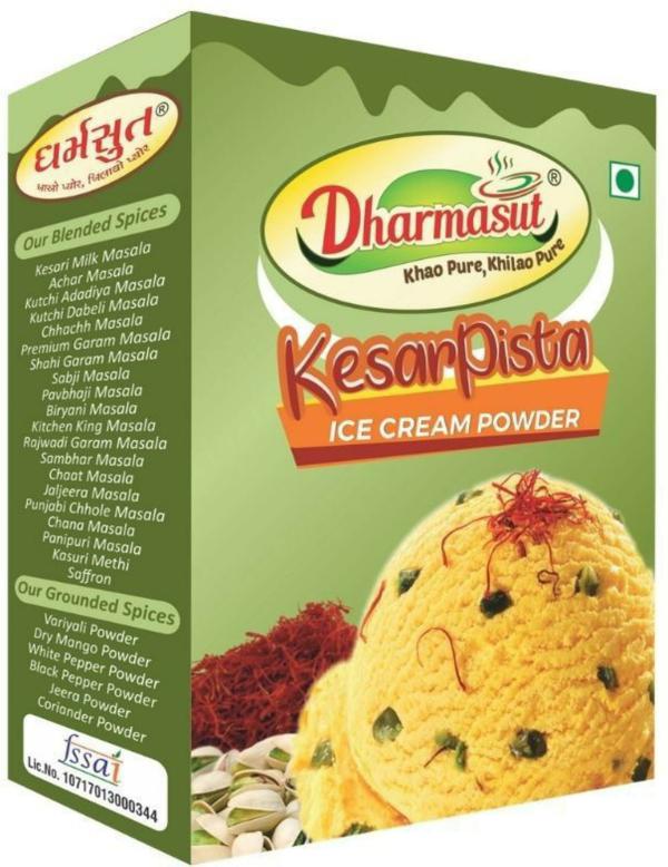 Dharmasut Kesar Pista, Mango, Butter Scotch, Chocolate, Vanilla Ice