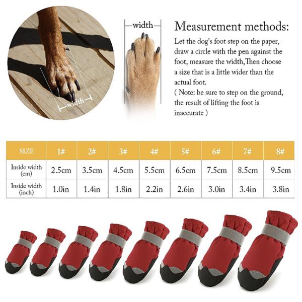 KUTKUT Dog Boots for Small Dogs Anti Skid Paw Protector For Hot Summer