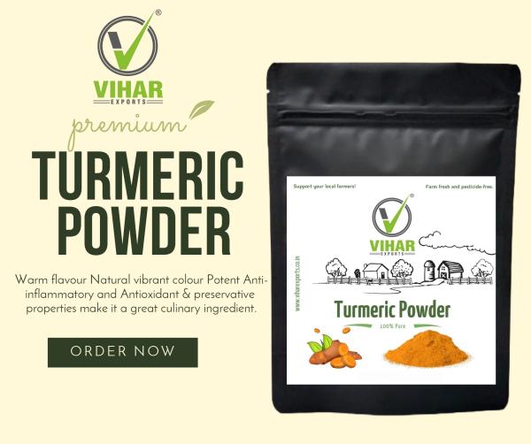 Vihar Exports Turmeric Powder500GM With Natural Oils Turmeric Spice