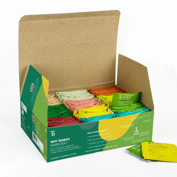 Teabox Assorted Green Tea Bags 100 pcs 100 Natural Immunity Boosting