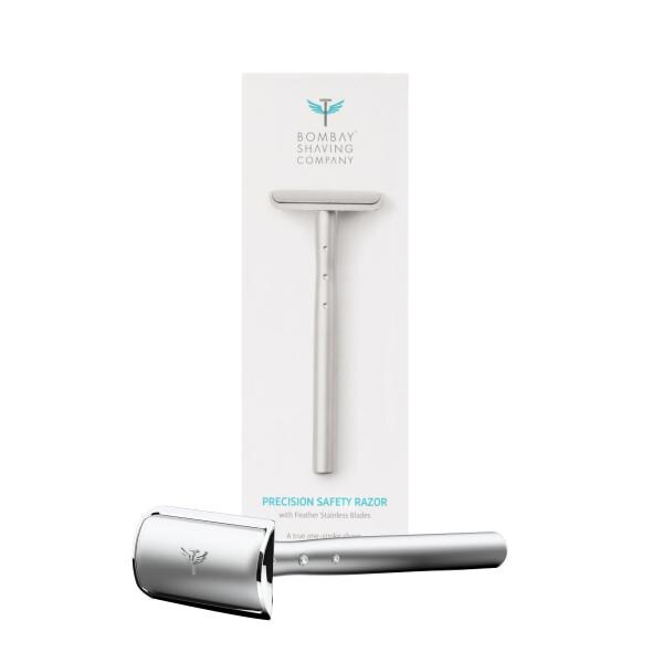 Bombay Shaving Company Metal Precision Safety Razor (with 5 Platinum ...