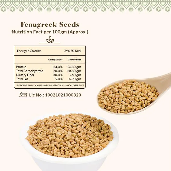 Girveda Fenugreek Seeds (Methi) 1 Kg JioMart