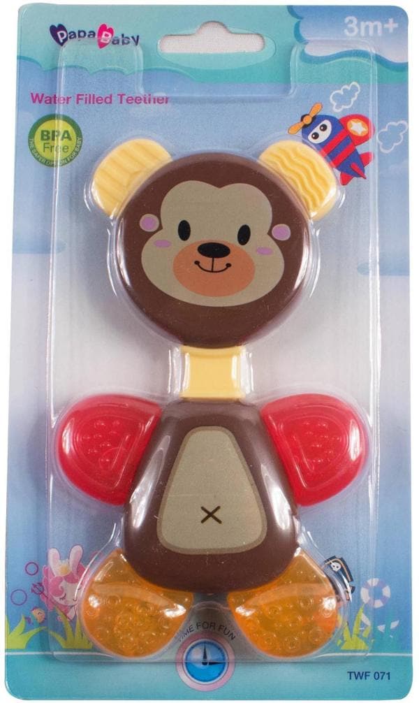 Ole Baby Brown Silicone Cute Sterilized Water Filled Fruit Teether For Age 3 Plus M JioMart