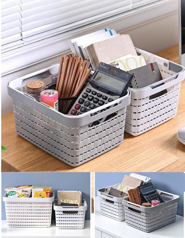 1PC Practical Storage Basket Desktop Organizer Box for Home Kitchen 