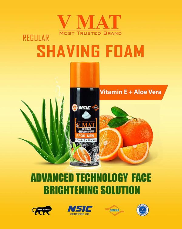 V Mat Shaving Foam, 400Gm JioMart