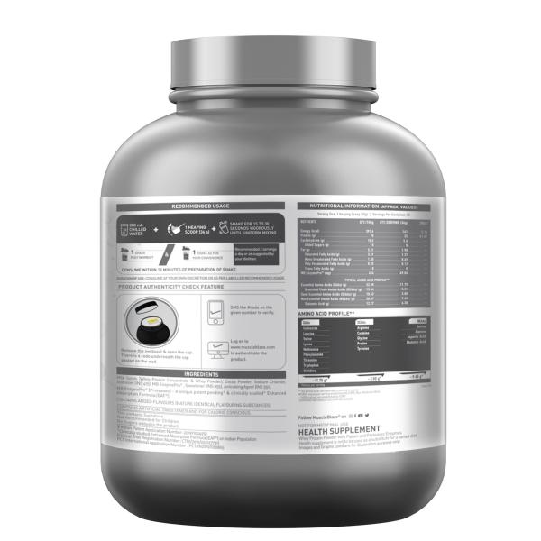 MuscleBlaze Biozyme Performance Whey Protein Powder, Labdoor USA Certified (Chocolate Hazelnut