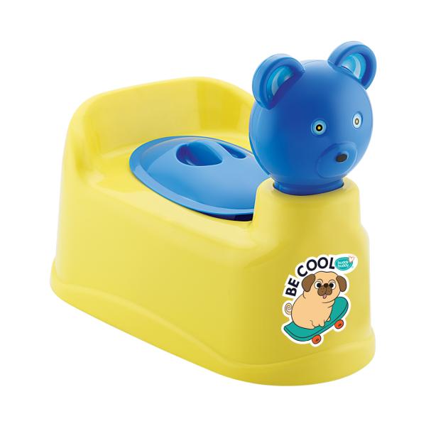 Easy Clean Kids Toddler Bear Potty Training Chair Seat Removable Lid 