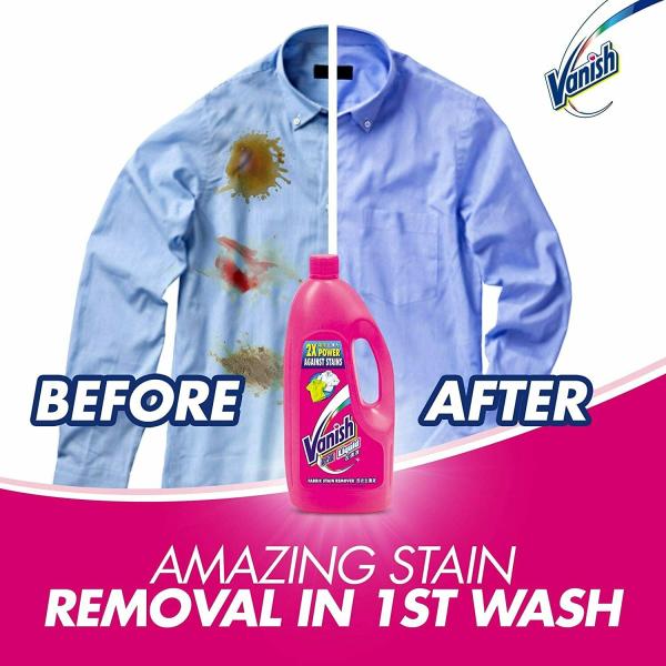 Vanish Fabric Stain Remover Colour Safe Liquid 1 L. JioMart