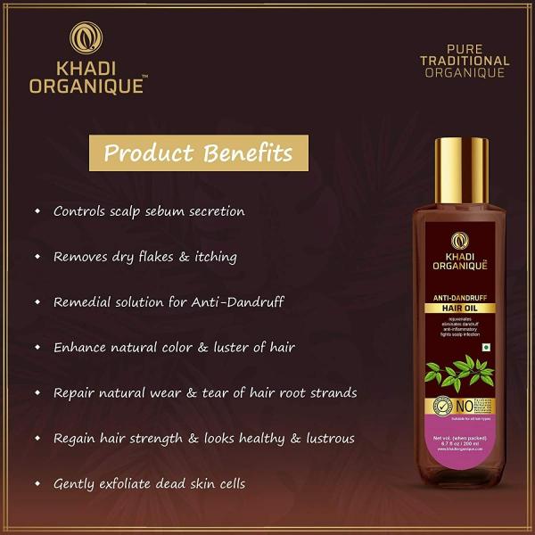Khadi Organique AntiDandruff HAIR OIL JioMart
