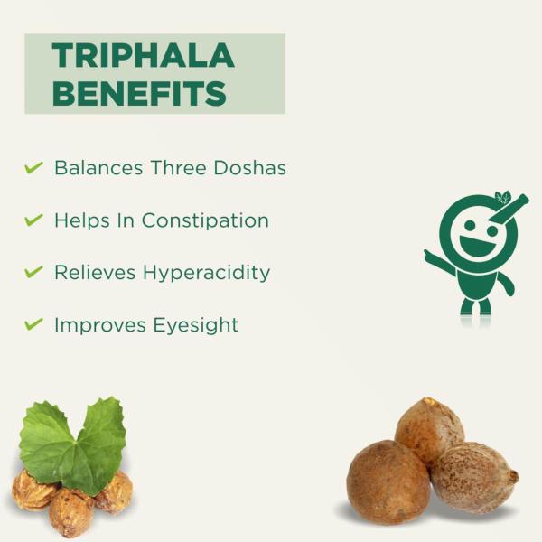 Vitro Triphala Powder For Eye Care Combination of amalaki
