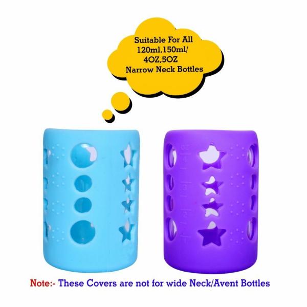 The Little Lookers Baby Feeding Bottle Silicone Warmer Cover/Sleeve