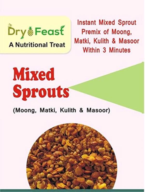 DryOfeast Combo Of Matki, Moong, Masoor, Horsegram & Mixed Sprouts - 50 gm  Each (Pack of 5) - JioMart
