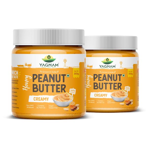 Yagnam Honey Peanut ButterMade with Roasted PeanutsCreamy Ready to Eat Cholesterol Free