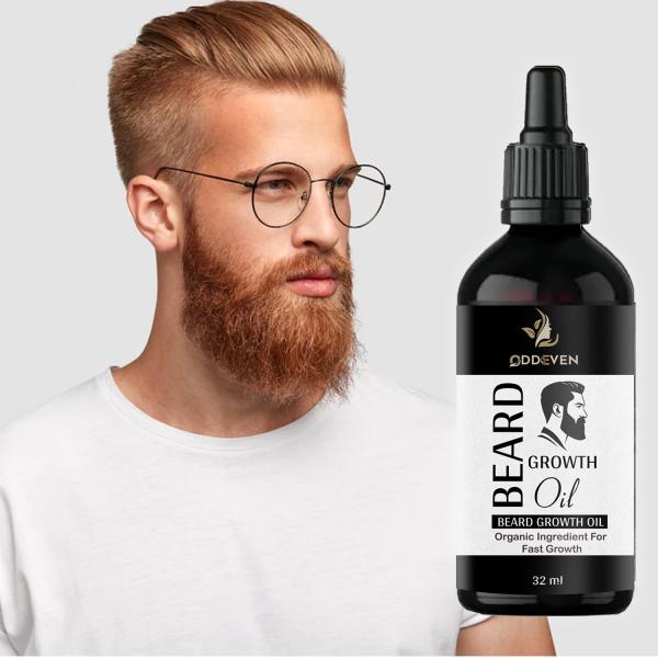 Powerful Beard Growth Oil 32ML More Beard Growth, 8 Natural Oils