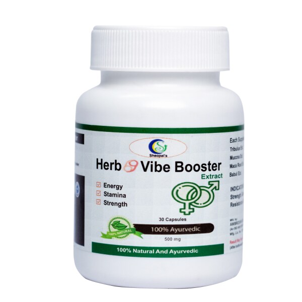 Sheopals Herb 69 Vibe Booster Shilajit Capsules for Men Stamina