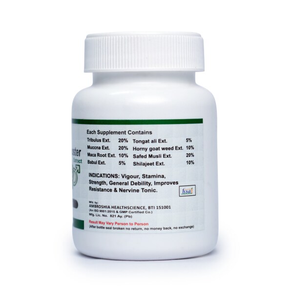 Sheopals Herb 69 Vibe Booster Shilajit Capsules for Men Stamina