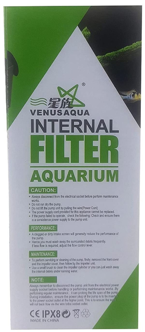 VENUS AQUA VS220F Aquarium Internal Filter Suitable for Small Mini
