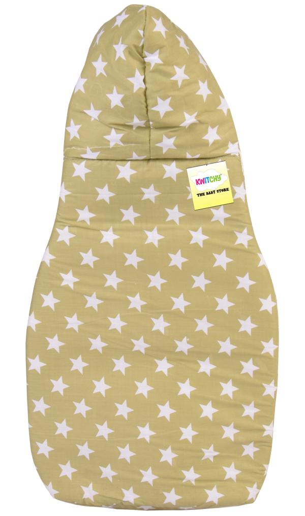 Kwitchy New Born Baby Sleeping Bag Hooded Carry Nest Bed with Zip