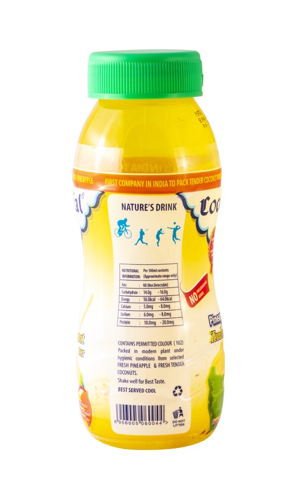 Cocojal Pineapple Tender Coconut Water No Added Flavours No Added