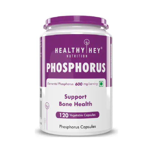 Healthyhey Nutrition Phosphorus 600 Mg, 120 Capsules JioMart