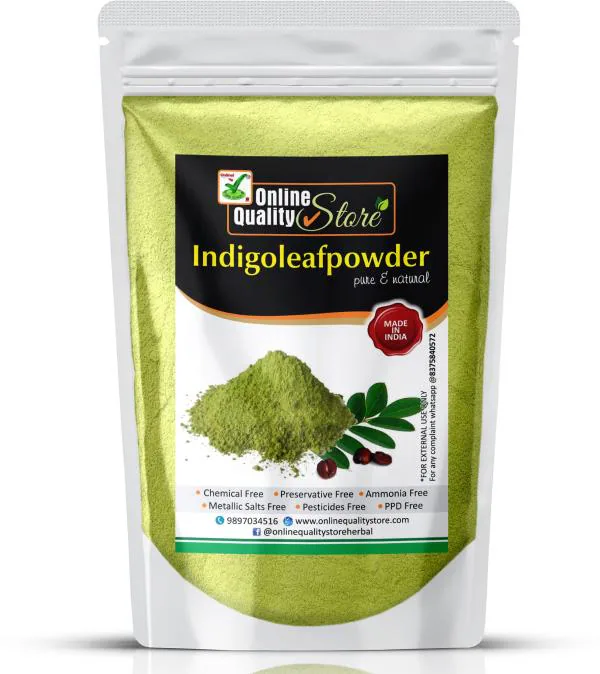 Online Quality Store Indigo powder - 700 g| Natural Hair Colorant  Black/Brown Hair & Beard - JioMart
