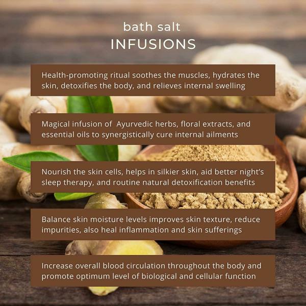 VEDANUM Ginger Buds Bath Salts Skin Care, Muscle Therapy Pain Relief and Foot Massage JioMart