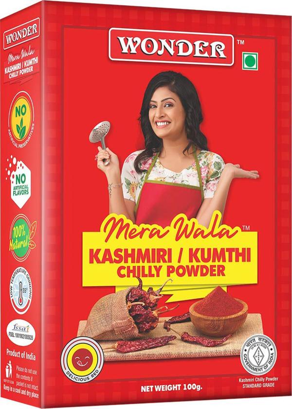 Wonder Mera Wala Kumthi Kashmiri Chilli Powder, for Delicious