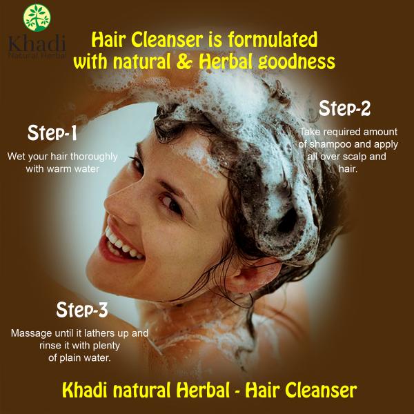 KHADI HERBAL Amla & Reetha Hair Cleanser For Men & Women Pack of 3 - JioMart
