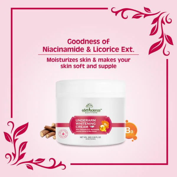 Earth Science Ayurveda Underarm Whitening Cream with Coenzyme Q10
