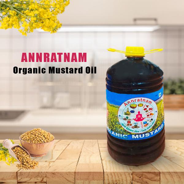 Annratnam Cold Pressed Yellow and Black Seeds Mustard Oil JioMart