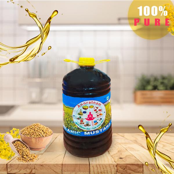 Annratnam Cold Pressed Yellow and Black Seeds Mustard Oil JioMart