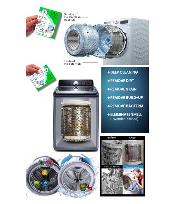 Washing Machine Deep Cleaning Powder For All Companies Front,Top Load machine Perfectly Automic