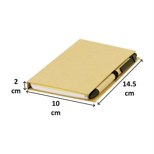 Lakeer Eco Friendly Pocket Size Writing Notepad Memo Pad with Sticky