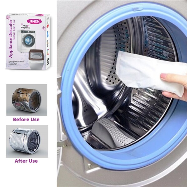 Jimen Washing Machine Tub/Drum cleaning Powder with best appliance