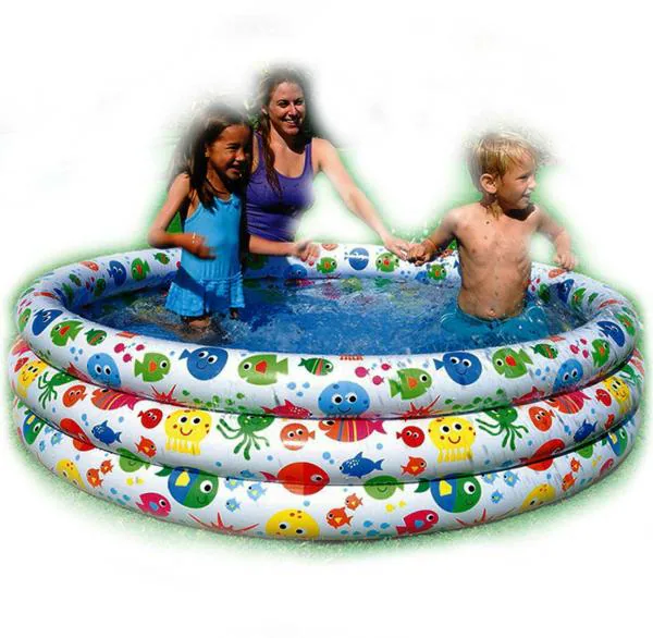 Intex Multicolor Pvc Smiling Fish And Friends Baby Pool Inflatable Swimming Pool JioMart