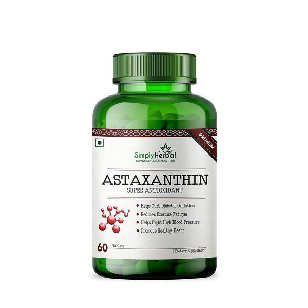 Simply Herbal Astaxanthin Supplement Capsules 60 Tablets JioMart