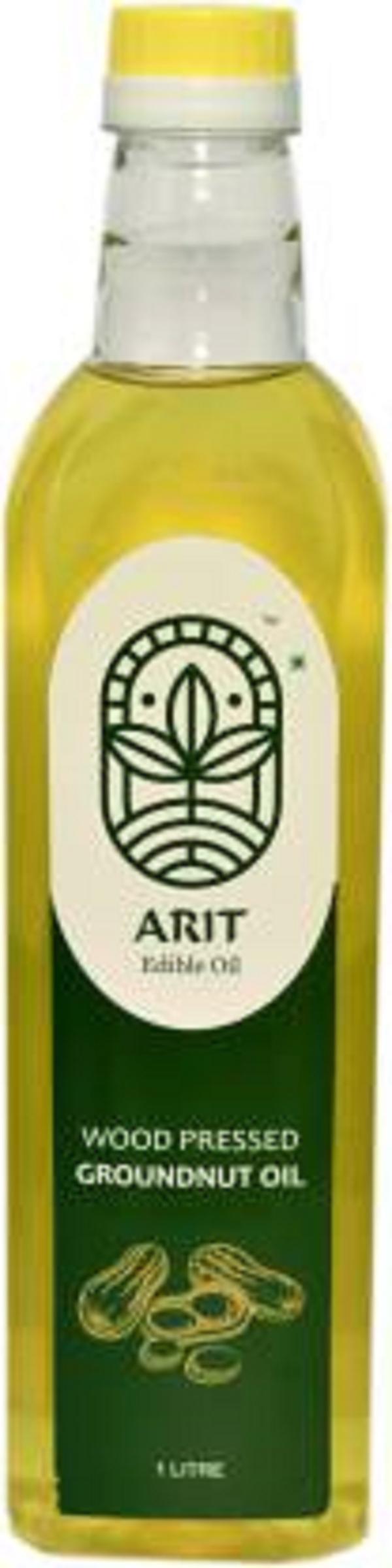 ARIT WOOD PRESSED GROUNDNUT OIL/COLD PRESSED GROUNDNUT OIL 1 Litre