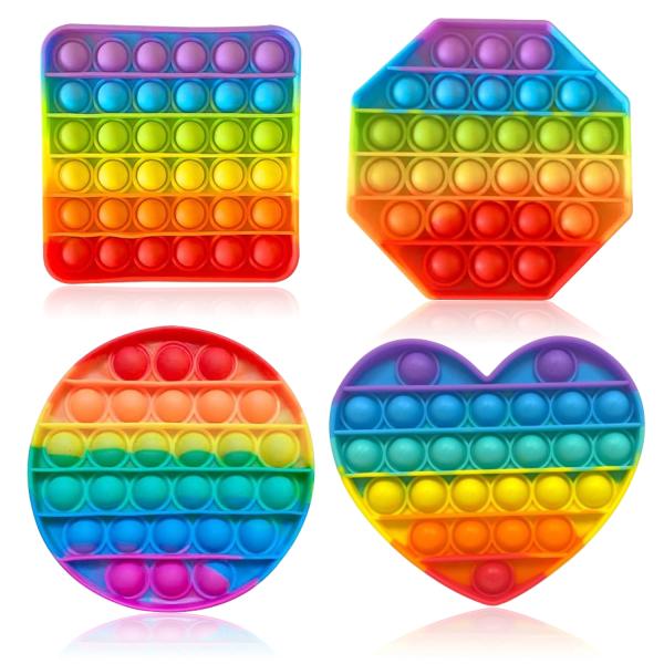 Pop It Rainbow Fidget Toys Poppet 
