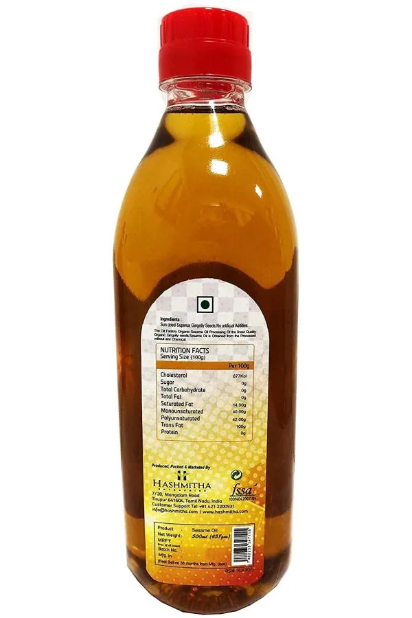 Kinsfolk 1L(500mlx2) Sesame Oil Cold Pressed Gingelly Oil (Virgin