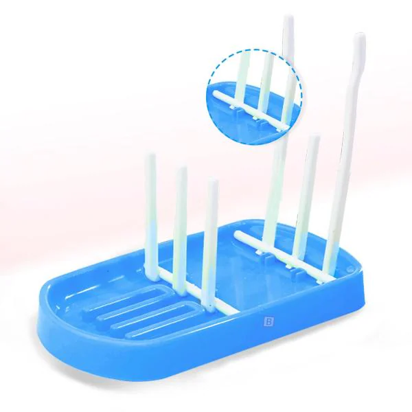 Bembika Blue Silicone Baby Drying Rack Folding For Kids JioMart