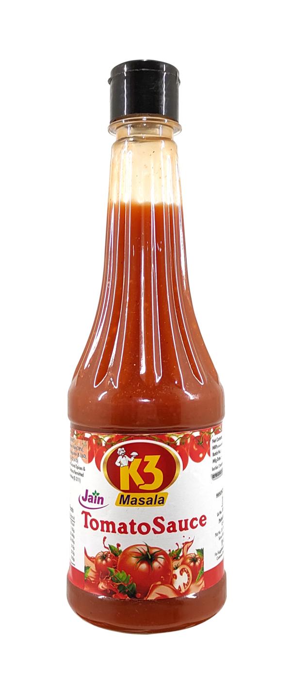 K3 Masala Jain Sauce With No Onion/Garlic Tomato Sauce/Catchup .500gm