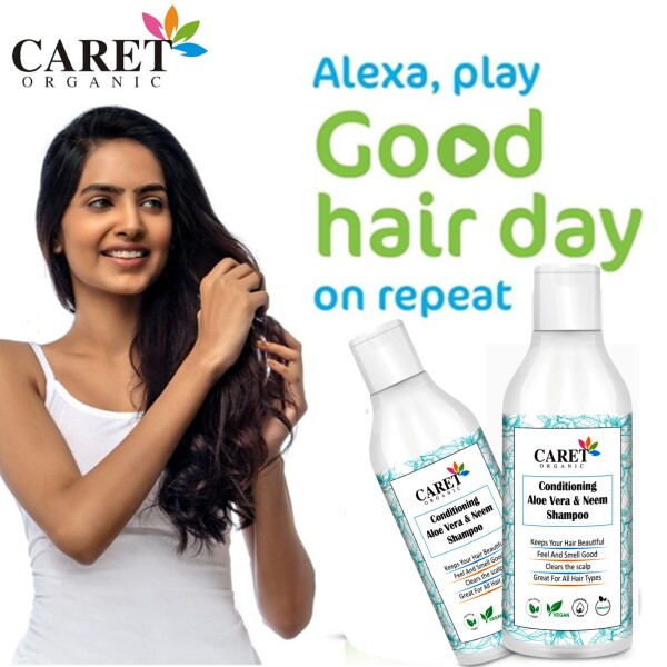 Caret Organic Aloevera & Neem Conditioning ShampooFor Anti Dandruff