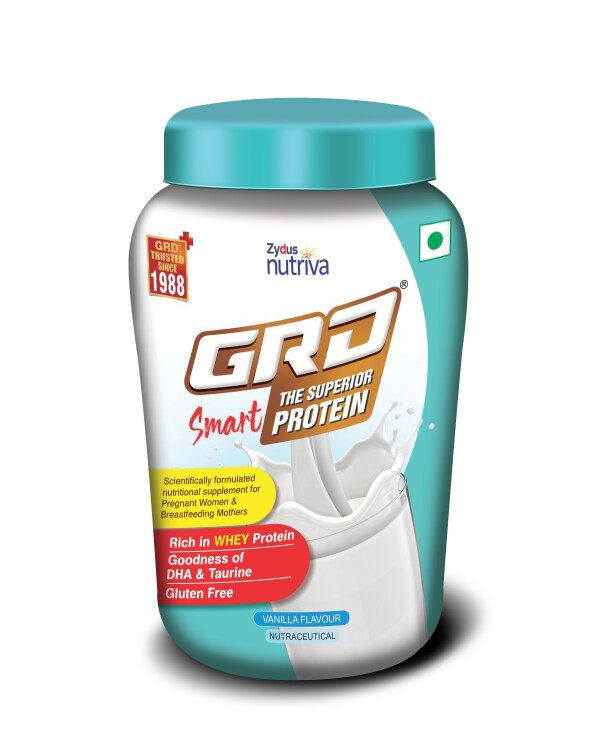 GRD Smart Vanilla Flavoured Superior Whey protein powder with DHA