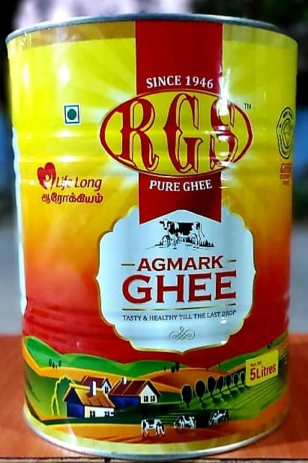 RGS 1L Pure Cow Ghee Tin Premium Cow Ghee A JioMart