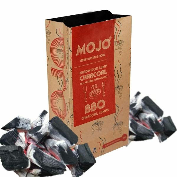 MOJO Organic Charcoal Briquette 9kg, Long Burning Barbeque Charcoal