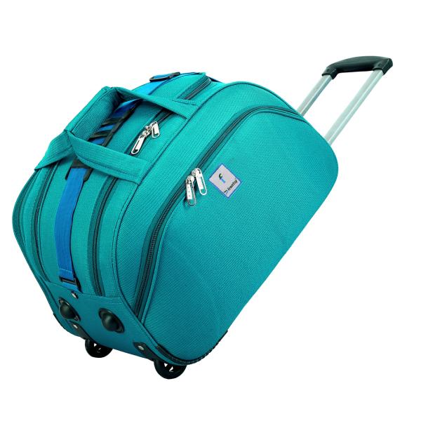 Frontsy Polyester 50 cms 20 inch Travel Duffle Bags with Trolley Luggage (Green) JioMart
