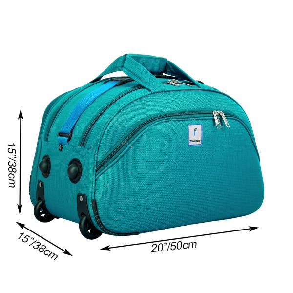 Frontsy Polyester 50 cms 20 inch Travel Duffle Bags with Trolley
