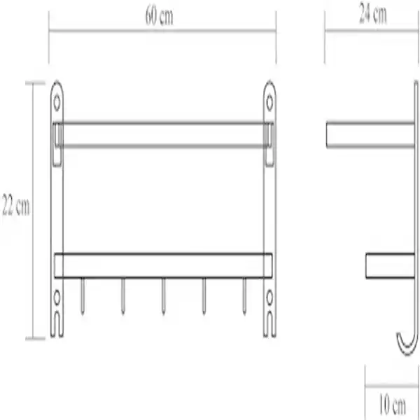 CSI INTERNATIONAL Stainless Steel Towel Rack/Towel Hanger/Towel Holder
